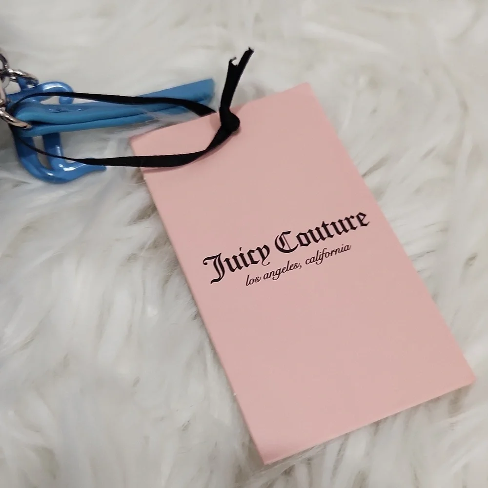 💙▪️Juicy Couture▪️ Miss Juicy Heritage Blue Medium Zip-around Wallet